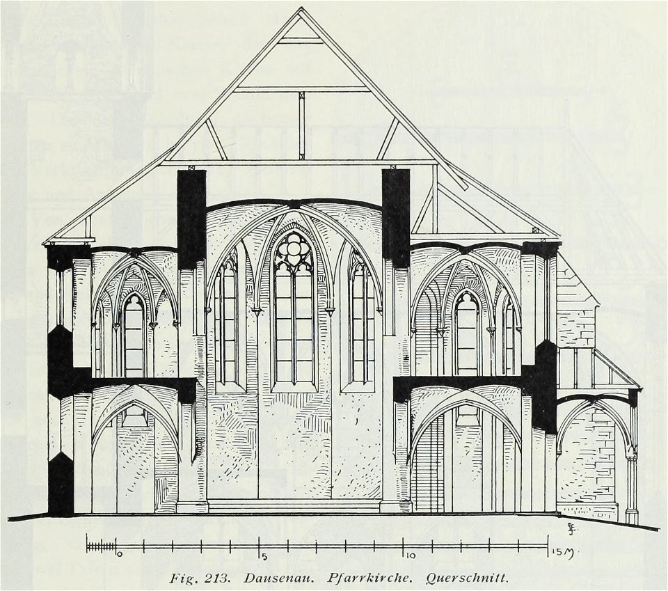 Luthmer III-213-Dausenau Pfarrkirche Querschnitt