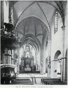 Luthmer III-185-Klosterkirche Arnstein Innenansicht nach Osten