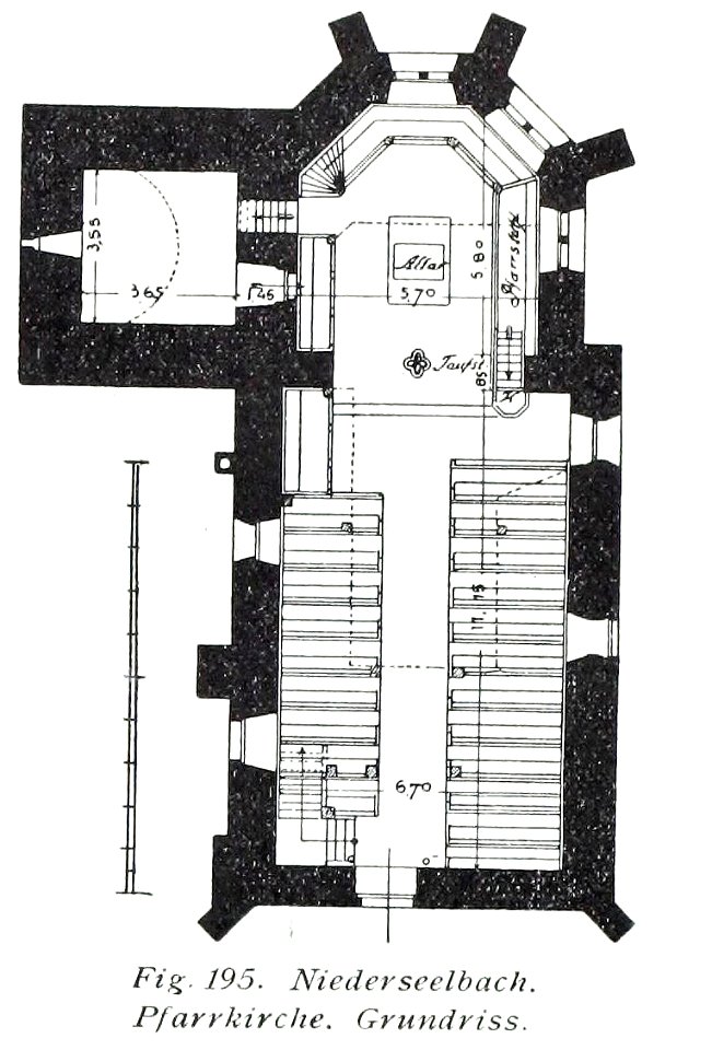 Luthmer V - 195 - Niederseelbach Pfarrkirche Grundriss