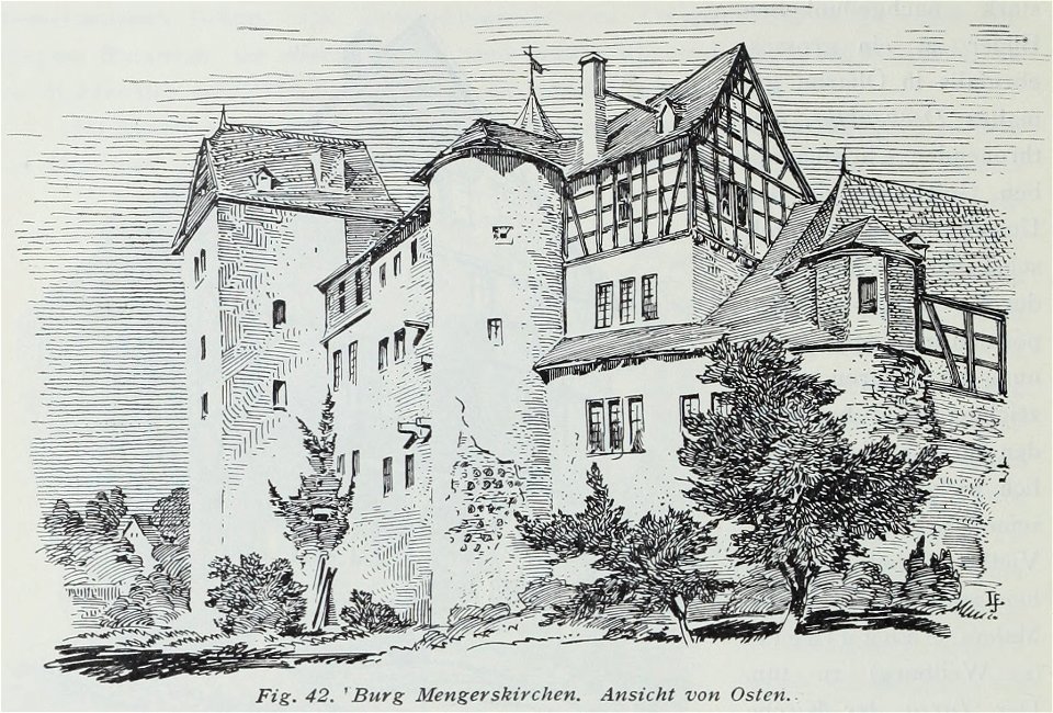 Luthmer III-042-Burg Mengerskirchen Ansicht von Osten