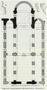 Luthmer III-200-Kirchenruine Brunnenburg Grundriss