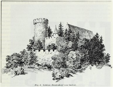 Luthmer IV-004-Schloss Biedenkopf von Südost