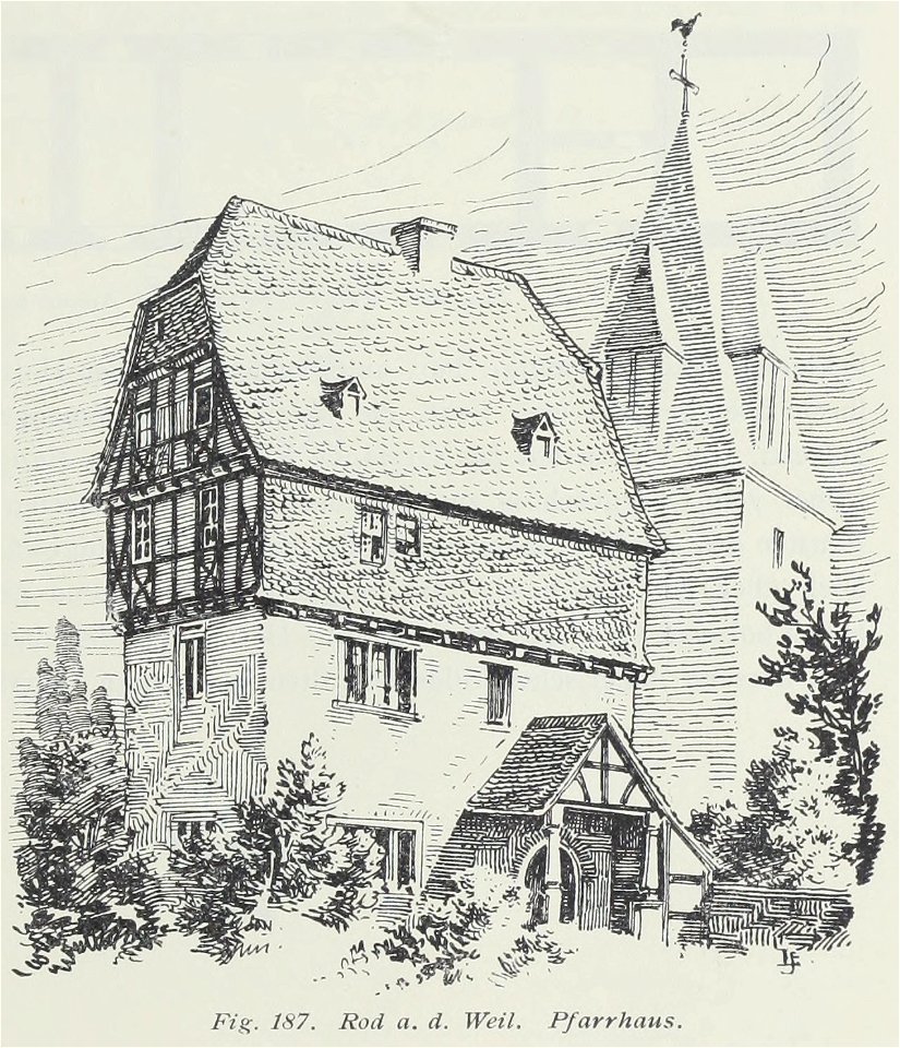 Luthmer II-187-Rod an der Weil Pfarrhaus