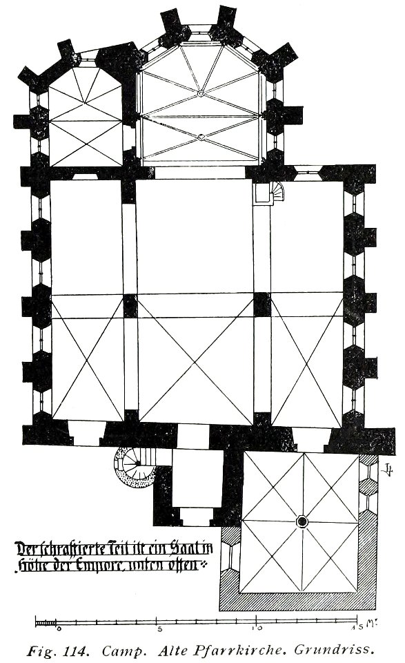 Luthmer V - 114 - Camp Alte Pfarrkirche Grundriss