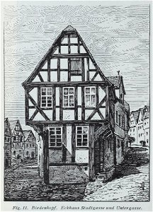 Luthmer IV-011-Biedenkopf Eckhaus Stadtgasse und Untergasse