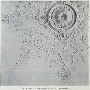 Luthmer VI-086-Kiedrich von Rittersches Herrenhaus Deckenspiegel