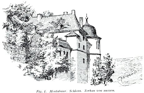 Luthmer V - 01 - Montabaur Schloss Torbau von aussen