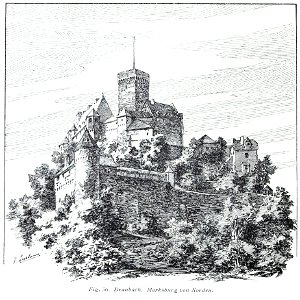 Luthmer V - 56 - Braubach Marksburg von Norden