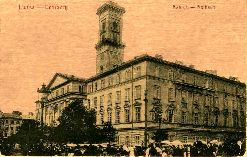 Lwow,Ratusz - Lemberg,Rathaus