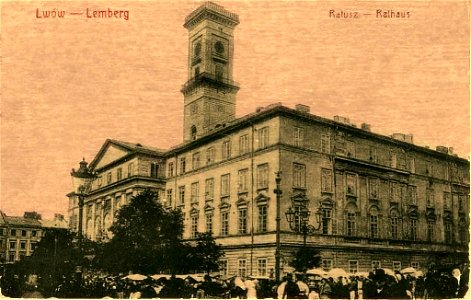 Lwow,Ratusz - Lemberg,Rathaus