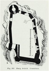 Luthmer III-181-Burg Ardeck Grundriss