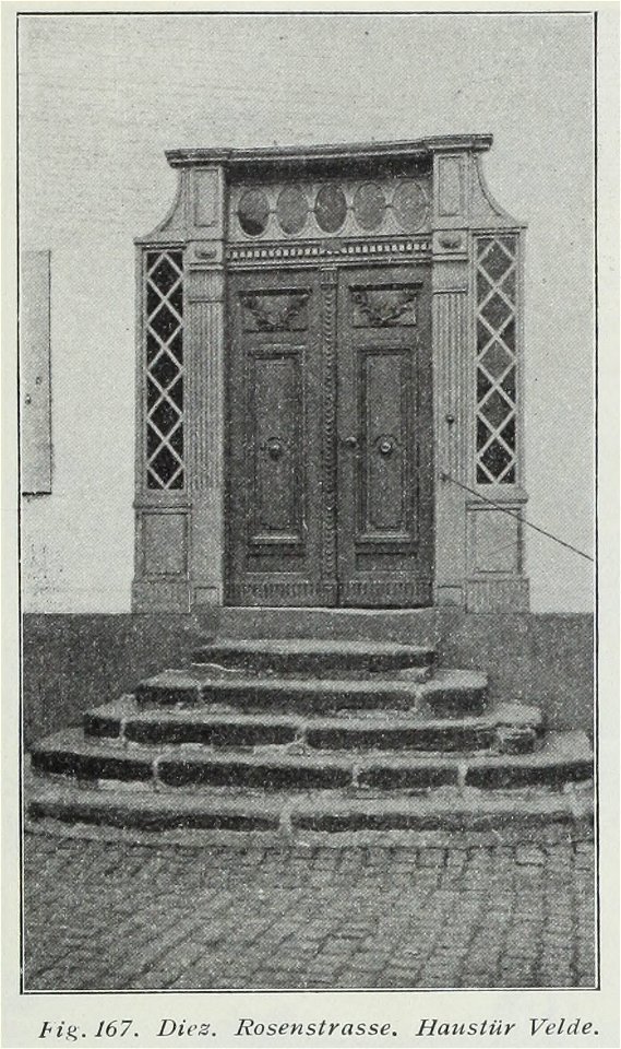 Luthmer III-167-Diez Rosenstrasse Haustür Velde