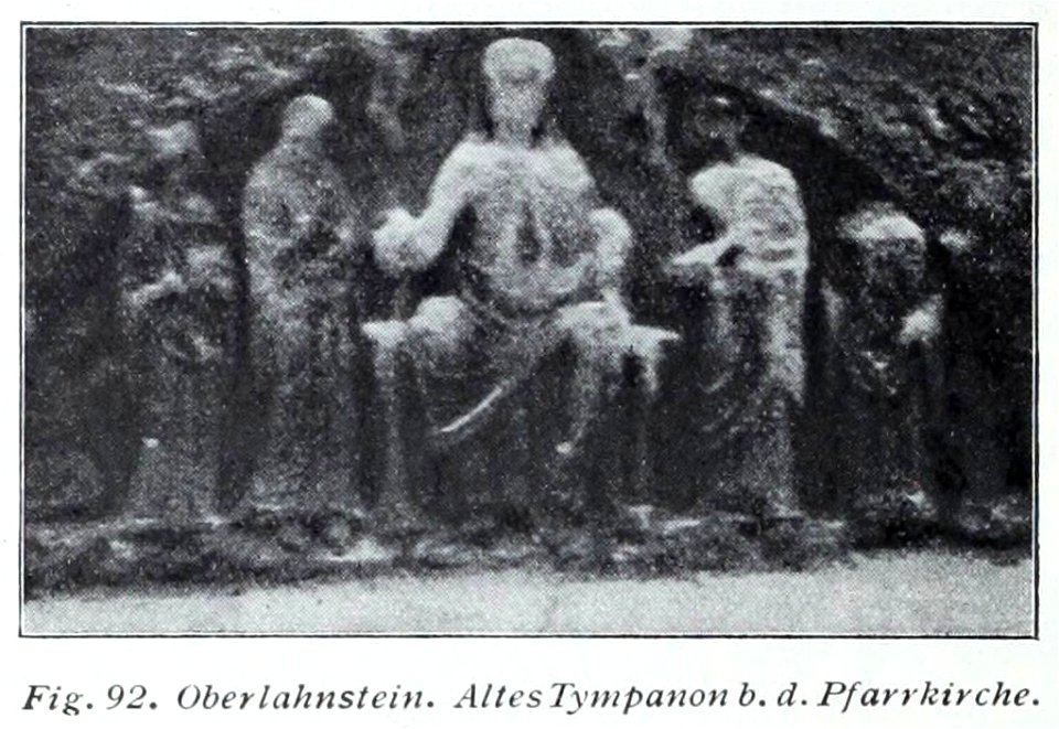 Luthmer V - 92 - Oberlahnstein Altes Tympanon b.d. Pfarrkirche