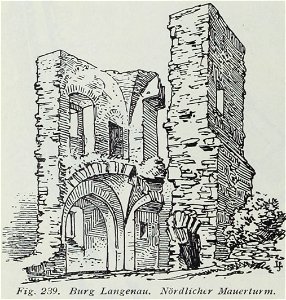 Luthmer III-239-Burg Langenau Nördlicher Mauerturm