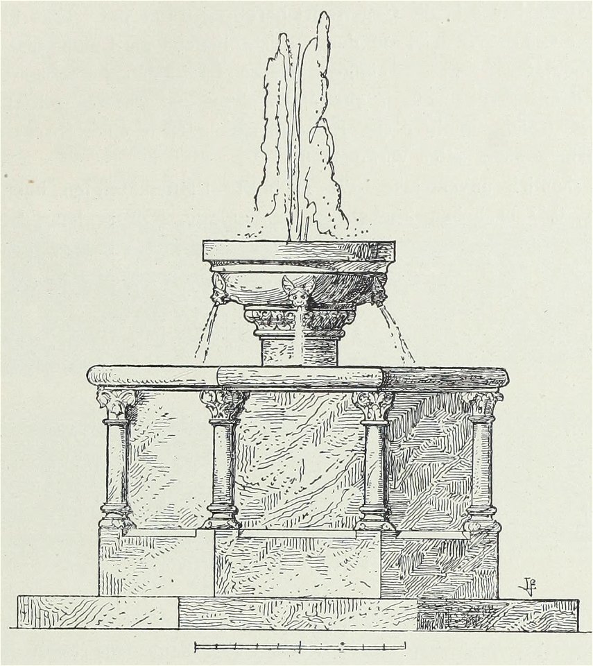 Luthmer VI-098a-Kloster Schönau Romanischer Brunnen Reste und Herstellungsversuche