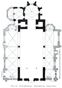 Luthmer V - 90 - Oberlahnstein Pfarrkirche Grundriss