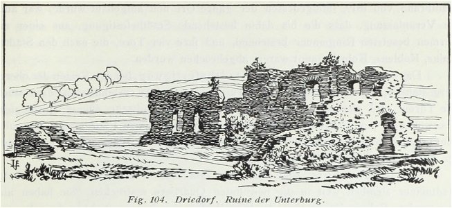 Luthmer IV-104-Driedorf Ruine der Unterburg