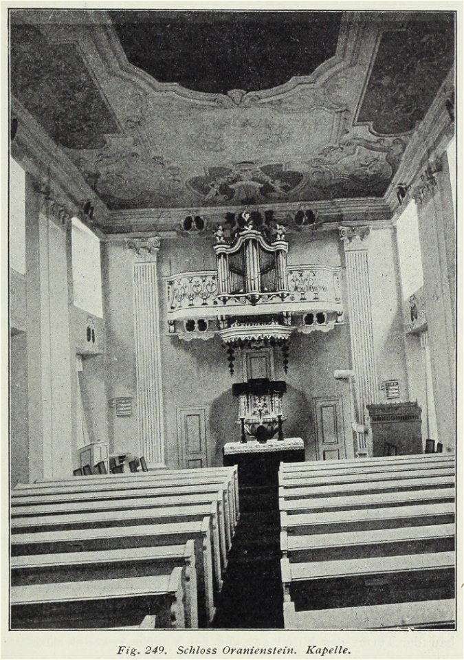 Luthmer III-249-Schloss Oranienstein Kapelle