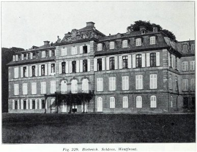 Luthmer V - 229 - Biebrich Schloss Westfront