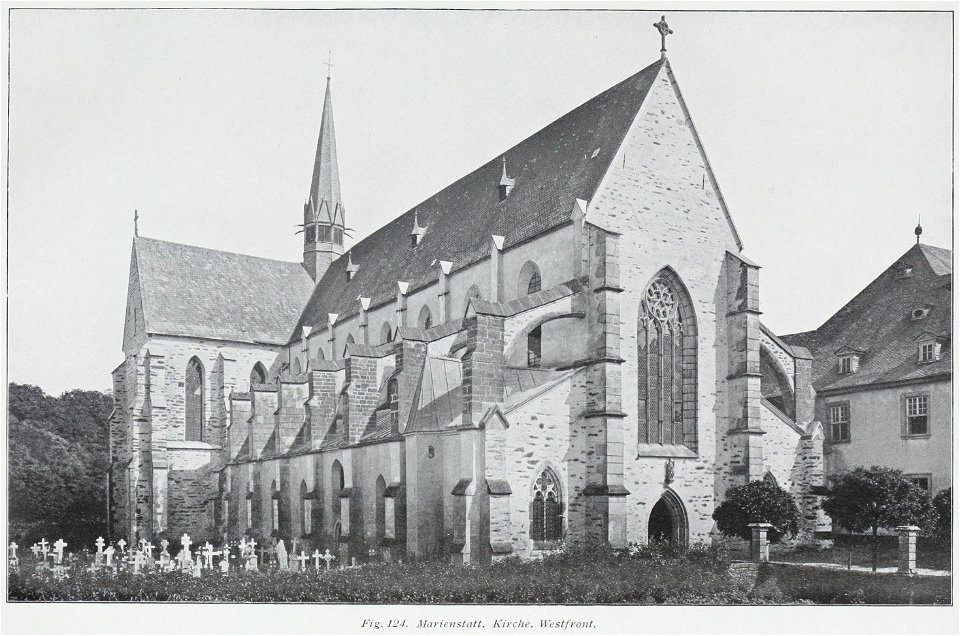 Luthmer IV-124-Marienstatt Kirche Westfront