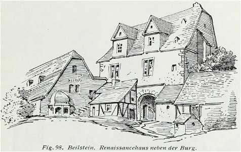 Luthmer IV-098-Beilstein Renaissancehaus neben der Burg