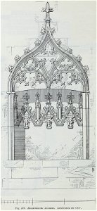 Luthmer III-189-Klosterkirche Arnstein Levitensitz im Chor