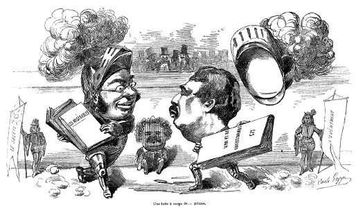 Lutte à coups de primes (La Lune, 1866-05-06)