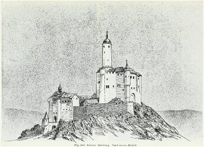 Luthmer IV-164-Schloss Molsberg Nach einem Modell