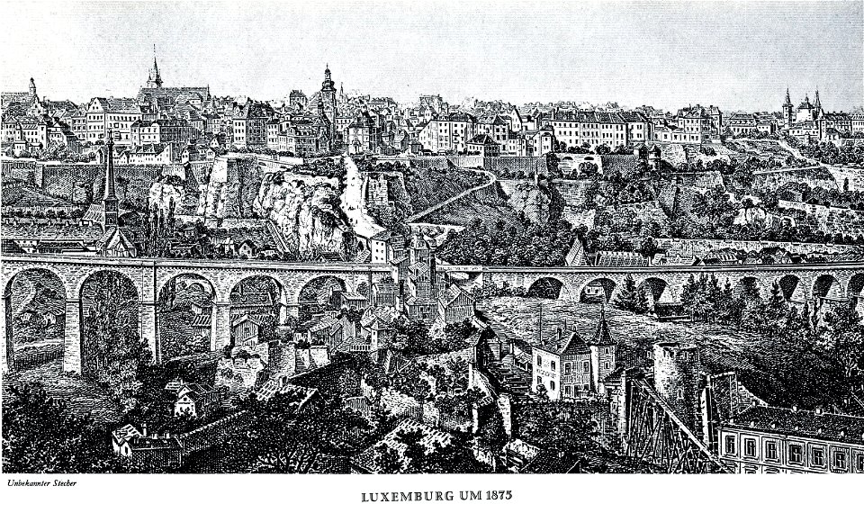 Luxemburg Stadt 1875