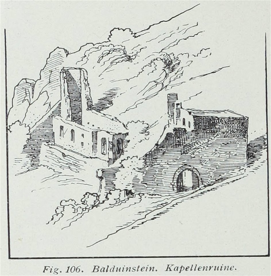 Luthmer VI-106-Balduinstein Kapellenruine