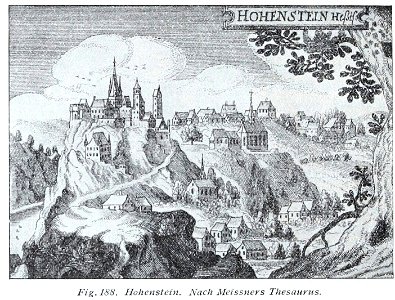 Luthmer V - 188 - Hohenstein nach Meissners Thesaurus