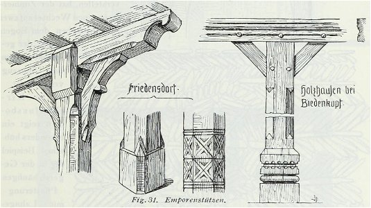 Luthmer IV-031-Emporenstütze (Friedensdorf Holzhausen)