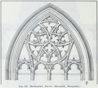 Luthmer IV-131-Marienstatt Kirche Masswerk Westgiebel