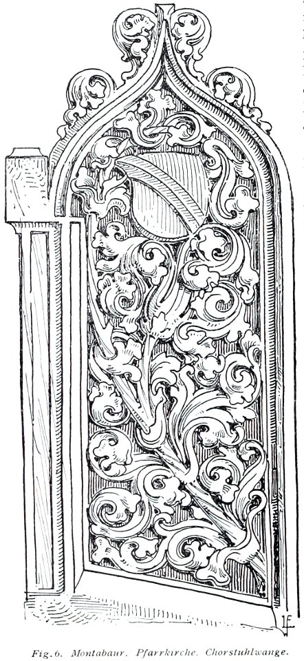 Luthmer V - 06 - Montabaur Pfarrkirche Chorstuhlwange