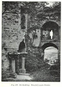 Luthmer V - 139 - Reichenberg Burghof gegen Norden