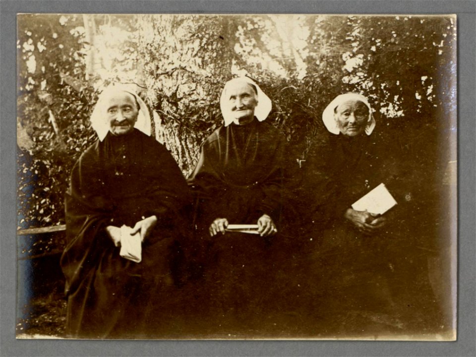 Luzel sisters at Plouaret, ca.1900 (5292132)