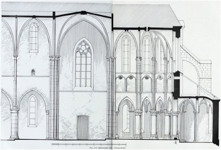 Luthmer IV-129-Marienstatt Kirche Längsschnitt