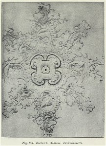 Luthmer VI-154-Biebrich Schloss Deckenrosette