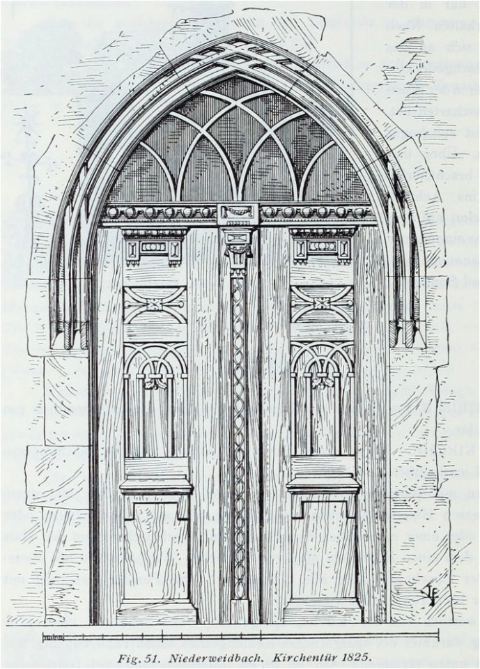 Luthmer IV-051-Niederweidbach Kirchentür 1825