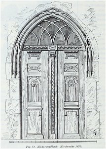 Luthmer IV-051-Niederweidbach Kirchentür 1825
