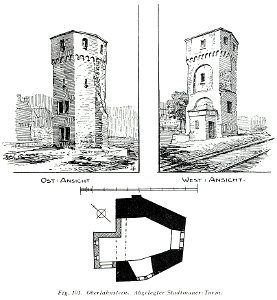 Luthmer V - 101 - Oberlahnstein Abgelegter Stadtmauer Turm