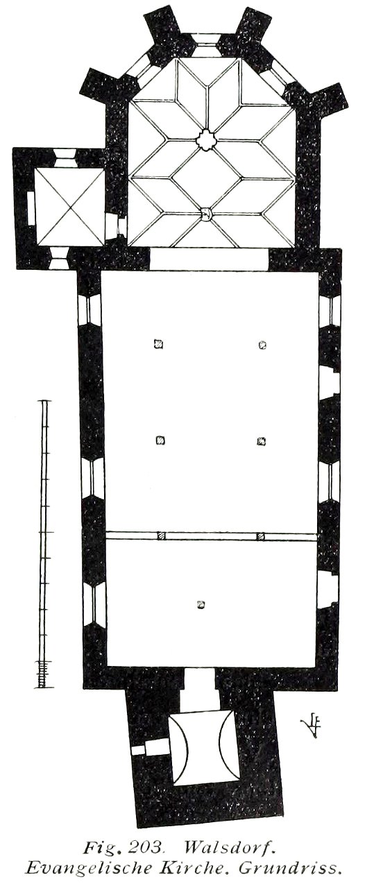 Luthmer V - 203 - Walsdorf evangelische Kirche Grundriss