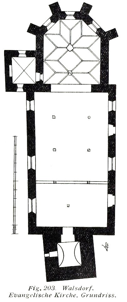 Luthmer V - 203 - Walsdorf evangelische Kirche Grundriss