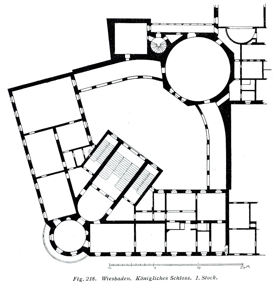 Luthmer V - 218 - Wiesbaden königliches Schloss 1 Stock