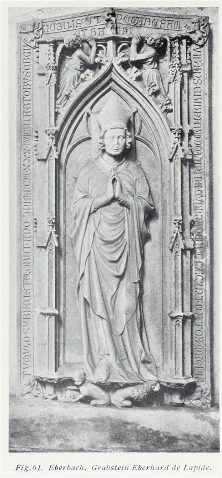 Luthmer VI-061-Eberbach Grabstein Eberhard de Lapide