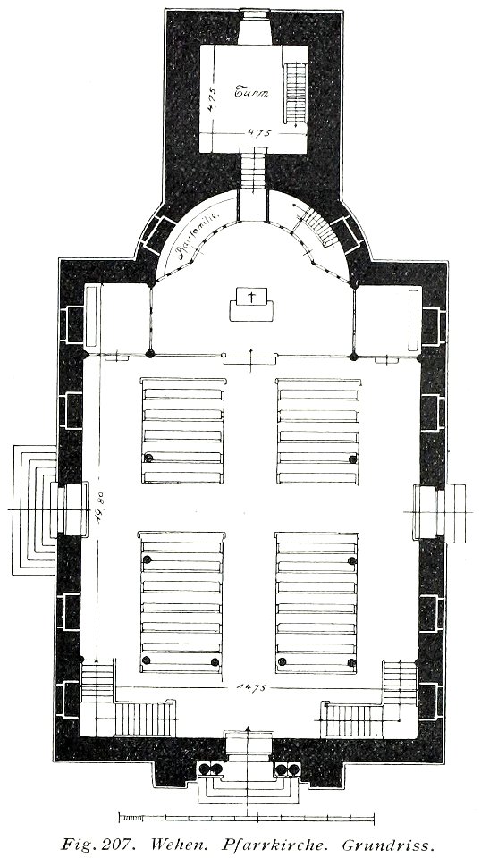 Luthmer V - 207 - Wehen Pfarrkirche Grundriss