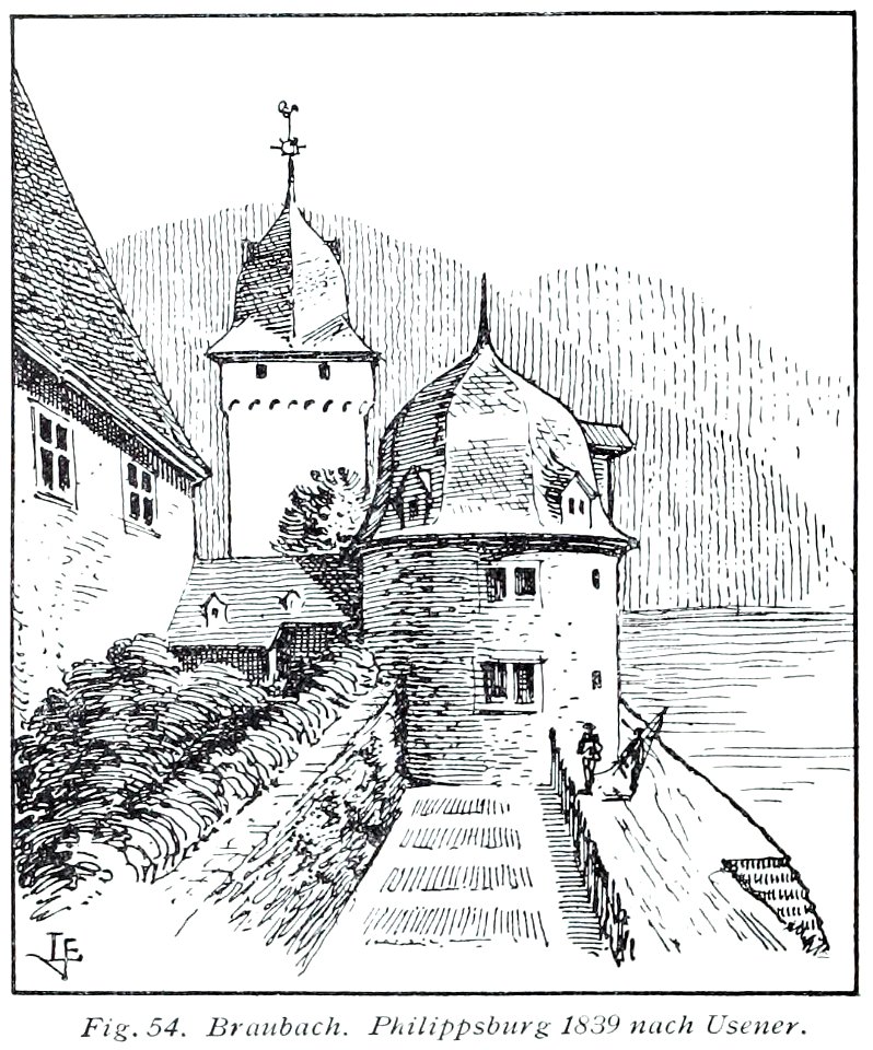 Luthmer V - 54 - Braubach Philippsburg 1839 nach Usener