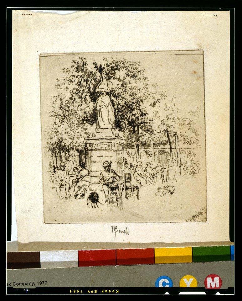 Luxembourg gardens) - Jo. Pennell LCCN2003663027