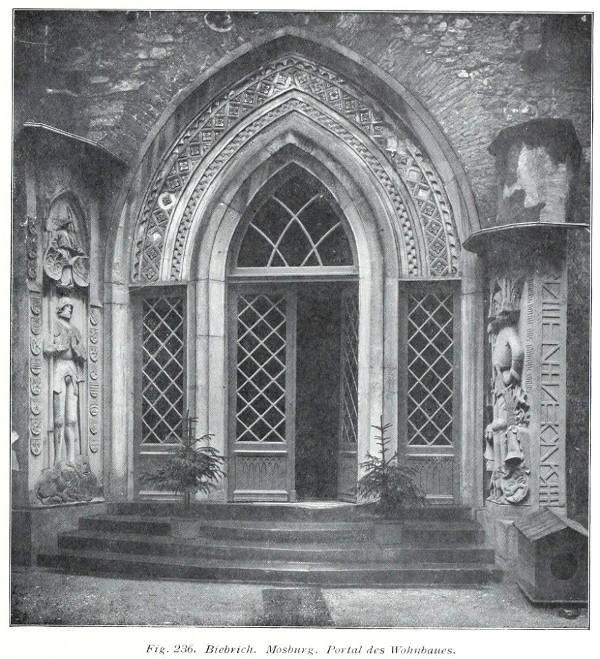 Luthmer V - 236 - Biebrich Mosburg Portal des Wohnbaues