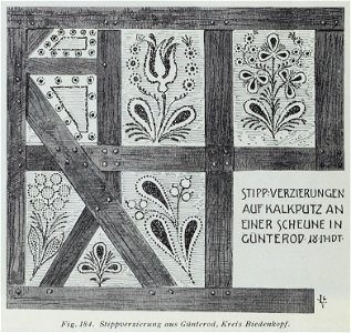 Luthmer IV-184-Stippverzierung aus Günterod Kreis Biedenkopf